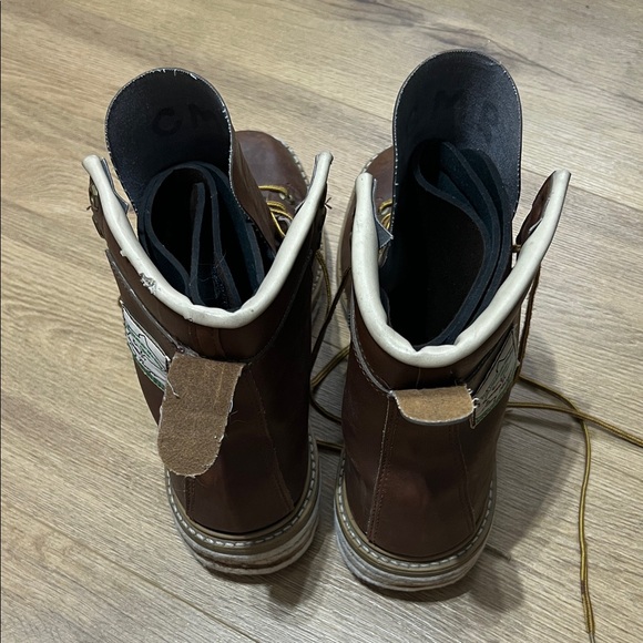 Weinbrenner The Ultimate Wading Shoe Rugged Brown Leather Men's Boots - Picture 3 of 6